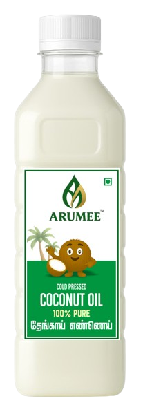 Cold‑Pressed Coconut Oil bottle